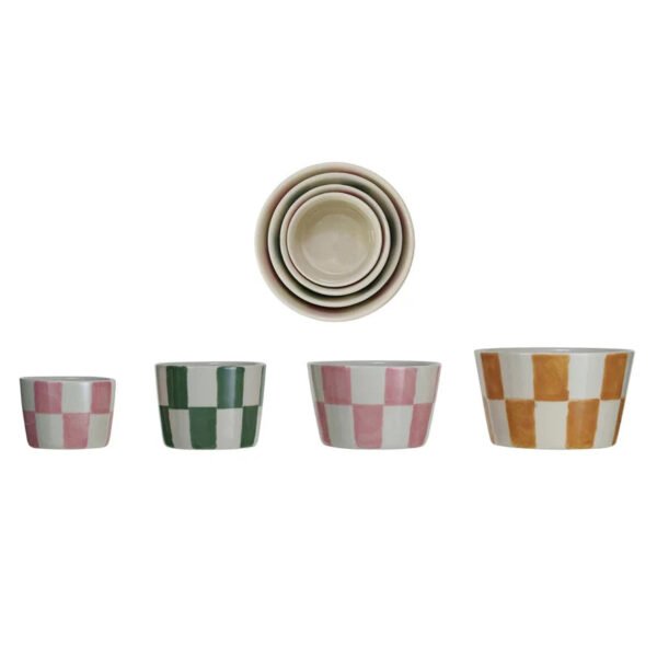 Checkered Nesting Bowls